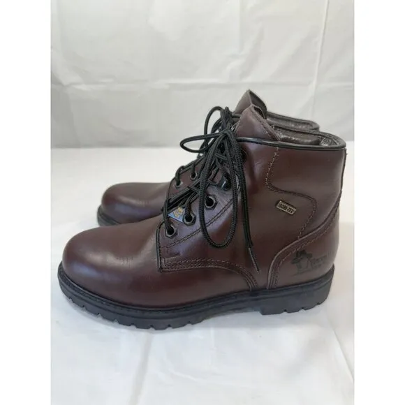 Havana Joe  Brown Leather Waterproof Gore Tex Chukka Boots Size 6