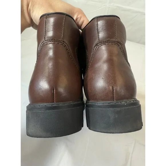 Havana Joe  Brown Leather Waterproof Gore Tex Chukka Boots Size 6
