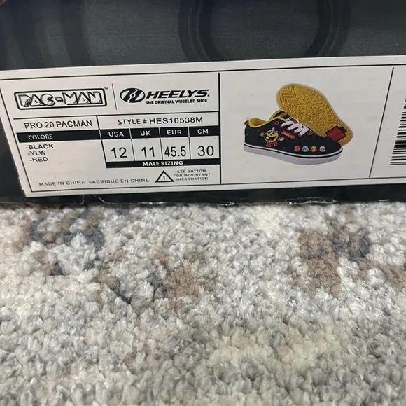 Heelys Youth Adults Unisex Pacman Pro 20 Wheels Skate Sneaker Shoes Authentic