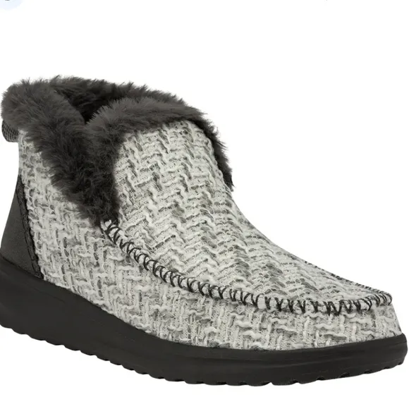 Hey Dude Women's Denny White Boots