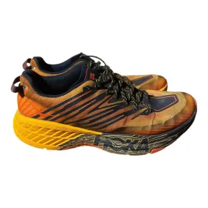 Hoka Mens SpeedGoat GTX Trail Sneakers Mandarin Red Size 11