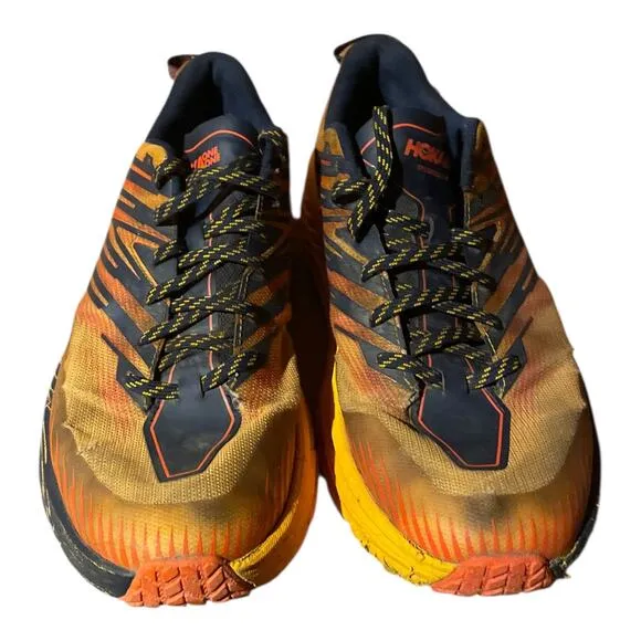 Hoka Mens SpeedGoat GTX Trail Sneakers Mandarin Red Size 11