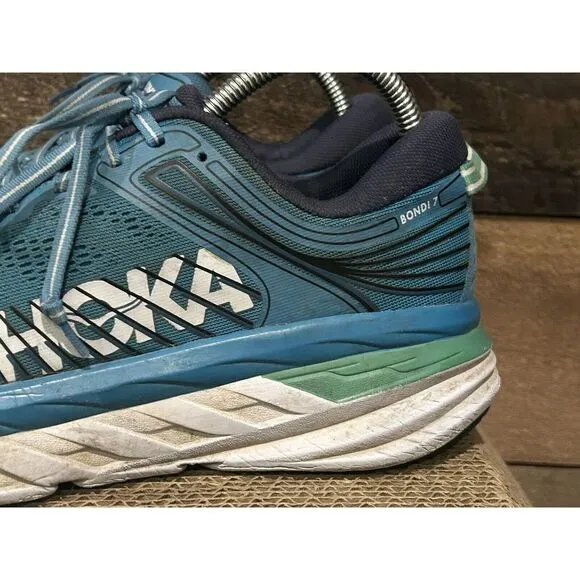 Hoka One Bondi 7 Size 8 Blue