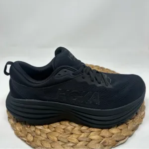 HOKA ONE Bondi 8 Running Shoes All Black Size 11.5 Men’s