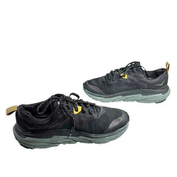 Hoka One Challenger ATR 6 Trail Running Shoes Black Thyme Green Men 7