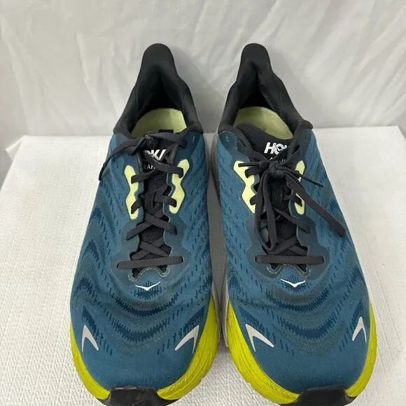 Hoka One One Arahi 6 Shoes Men Size 13‎ D Running Blue White Athletic Sneakers