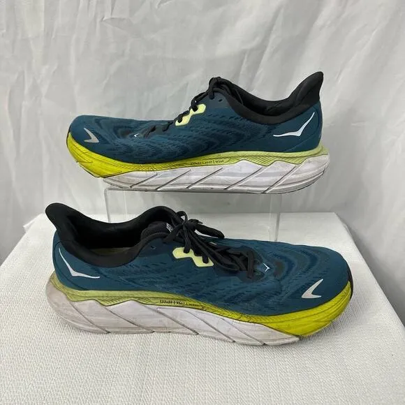 Hoka One One Arahi 6 Shoes Men Size 13‎ D Running Blue White Athletic Sneakers