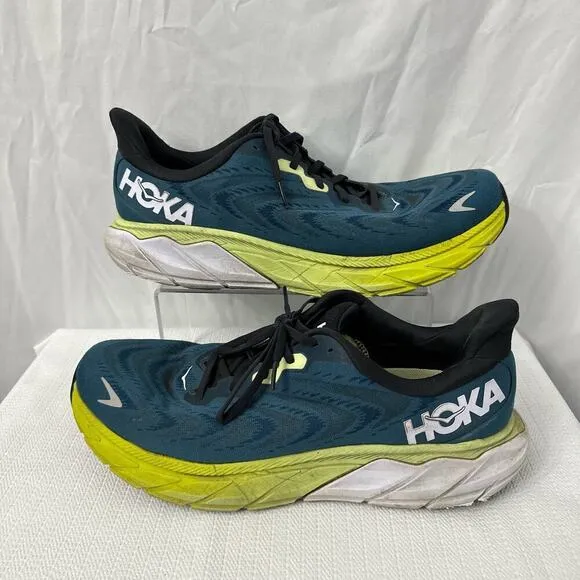 Hoka One One Arahi 6 Shoes Men Size 13‎ D Running Blue White Athletic Sneakers