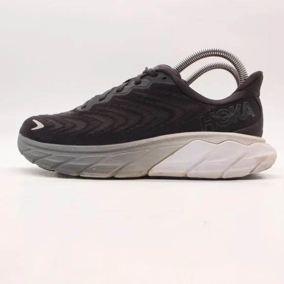 Hoka One One Arahi 6 Women's Size 7 B Black Running Shoes Sneakers 1123195 BWHT