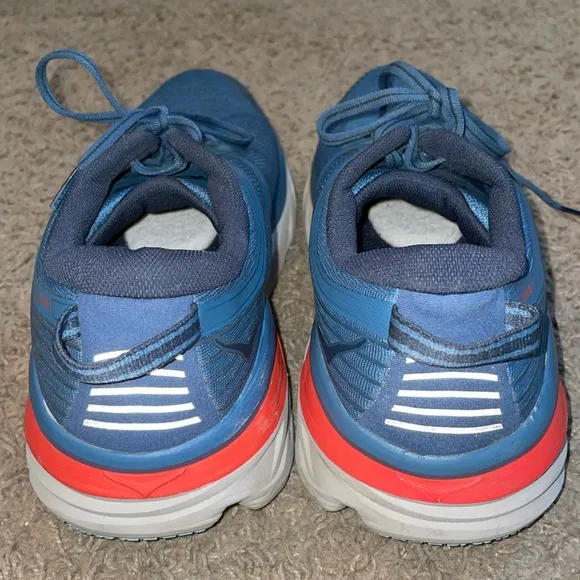 Hoka One One Bondi 7 Mens Blue Running Shoes