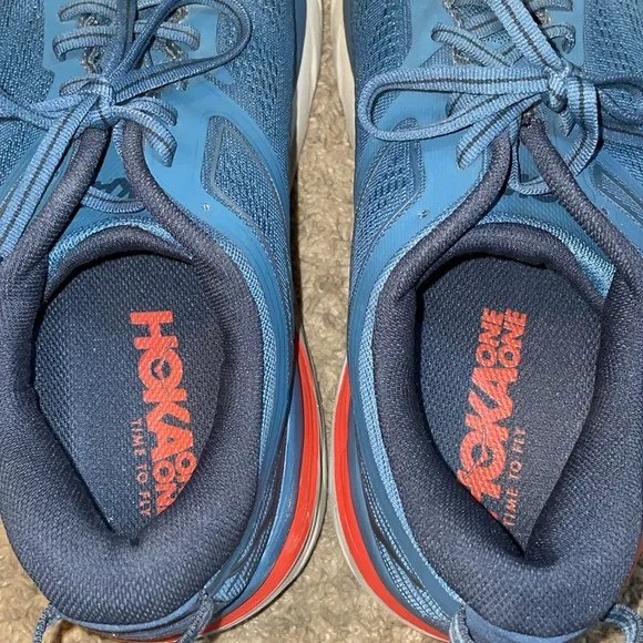Hoka One One Bondi 7 Mens Blue Running Shoes