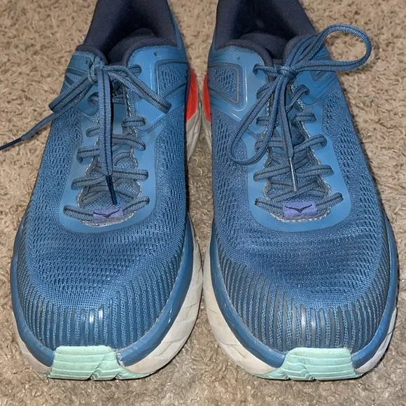 Hoka One One Bondi 7 Mens Blue Running Shoes