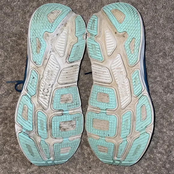 Hoka One One Bondi 7 Mens Blue Running Shoes