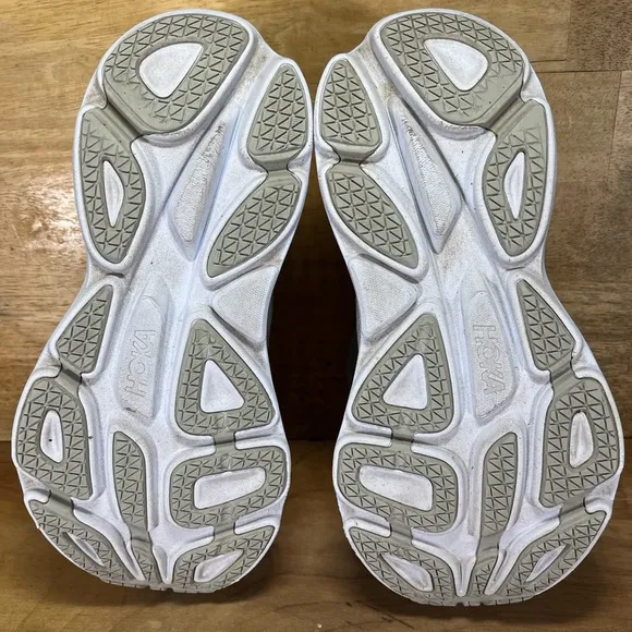 Hoka One One Bondi 8 REFLECTIVE Womens Size 8 (B) Running Shoes Sneakers Gray