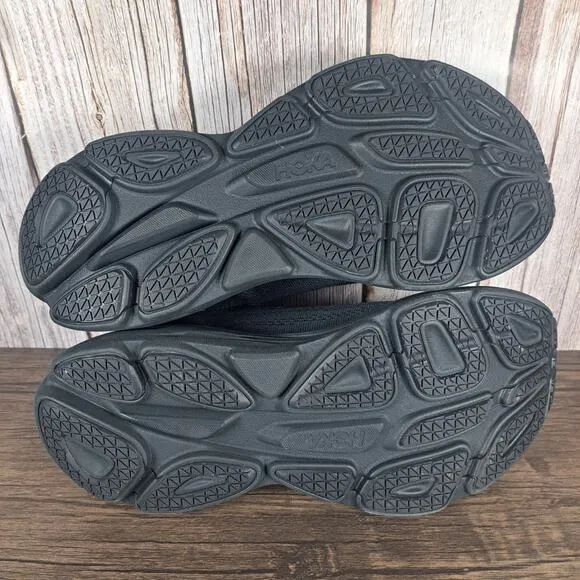 Hoka One One Bondi 8 Running Sneaker Men's Sz 10 All Black (NIB)