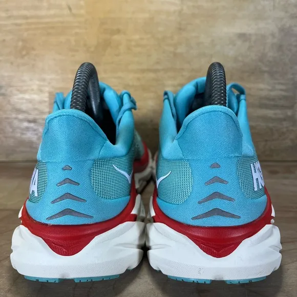 Hoka One One Clifton 8 REFLECTIVE Womens Size 7.5 Running Shoes Sneakers Blue