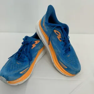 Hoka One One Mens Clifton 9 1127895 CSAA Blue Running Shoes Sneakers Size 9.5 D