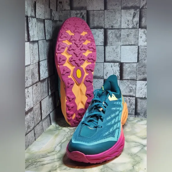 Hoka One One Speedgoat 5 Deep Lake Ceramic Blue Size 12.5
