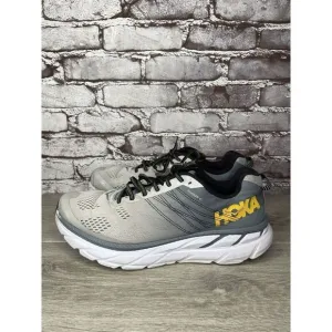 Hoka One One Clifton 6 Gray Running Shoes 1102872 LLRC Men’s 12.5 2E US/47 1/3EU