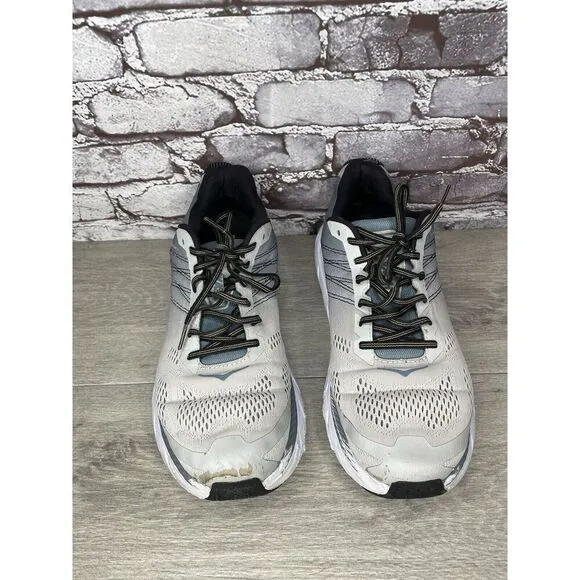 Hoka One One Clifton 6 Gray Running Shoes 1102872 LLRC Men’s 12.5 2E US/47 1/3EU