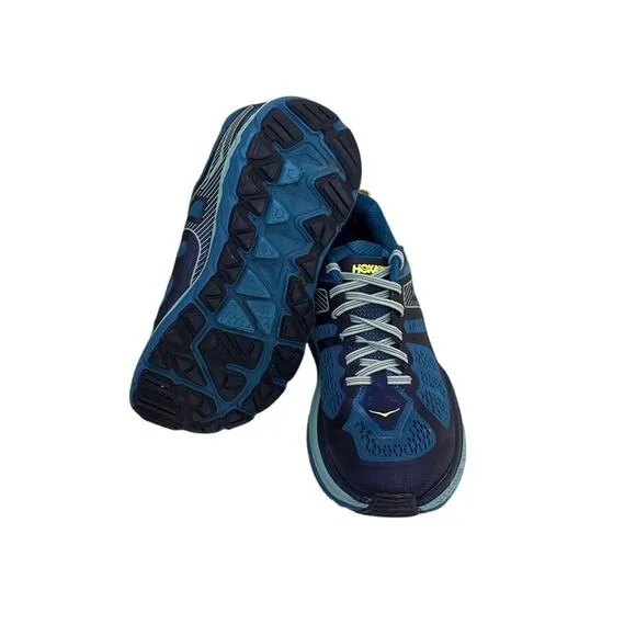 HOKA Shoes Blue Stinson 5 All Terrain Sneakers Size Women's 9