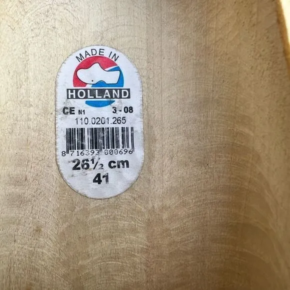 Holland Wood Clogs Shoes