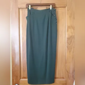 Hunter Green RalphLauren Blue Label long skirt