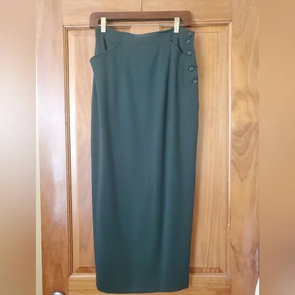 Hunter Green RalphLauren Blue Label long skirt