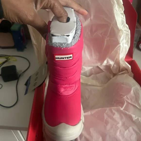 Hunter Kids Pink Boots