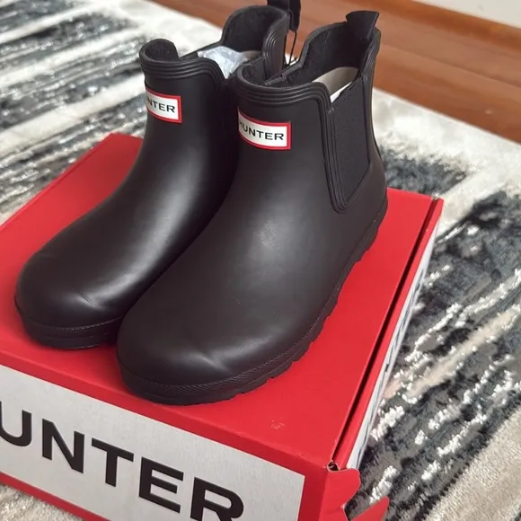 Hunter Ladies' Original Insulated Chelsea Rain Boot NIB Size 11