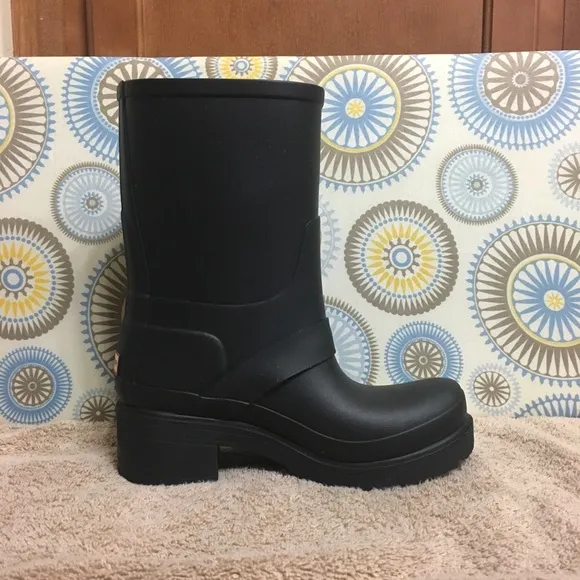 Hunter Original Biker Waterproof Short Rain Boots
