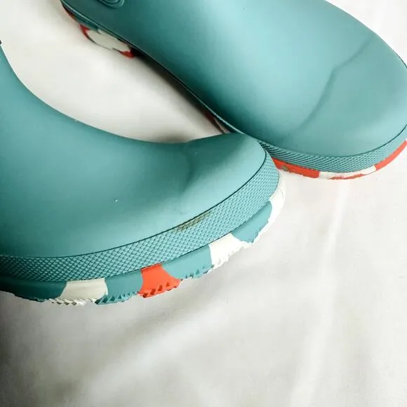Hunter Original Chelsea Color Splash Ankle Boot Waterproof Rain Boots Sz US 5
