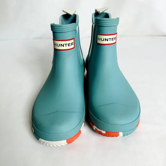 Hunter Original Chelsea Color Splash Ankle Boot Waterproof Rain Boots Sz US 5