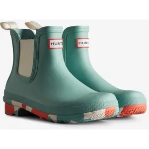 Hunter Original Chelsea Color Splash Ankle Boot Waterproof Rain Boots Sz US 5