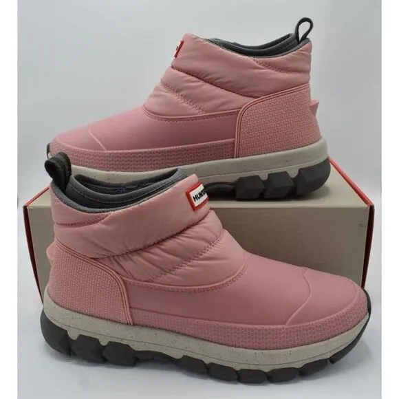 Hunter Original Womens Size 9 Quartz Pink Insulated Ankle Snow Boots Booties