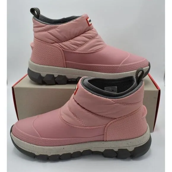 Hunter Original Womens Size 9 Quartz Pink Insulated Ankle Snow Boots Booties