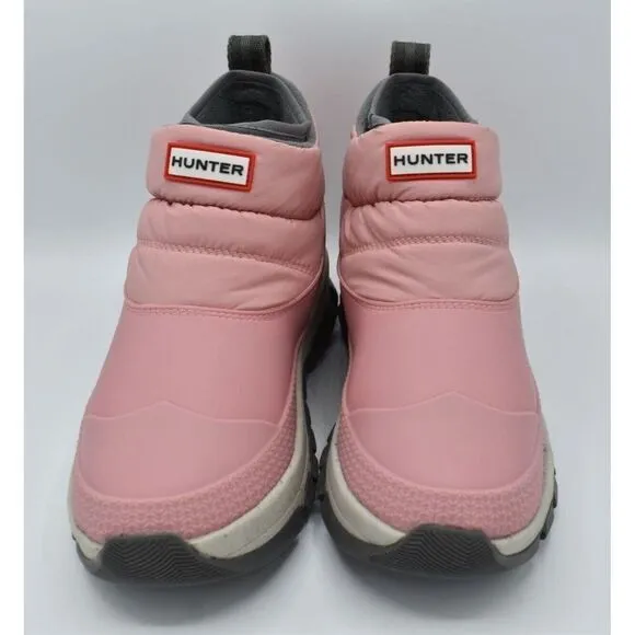 Hunter Original Womens Size 9 Quartz Pink Insulated Ankle Snow Boots Booties
