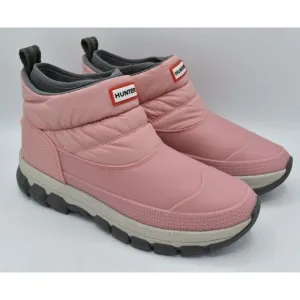 Hunter Original Womens Size 9 Quartz Pink Insulated Ankle Snow Boots Booties