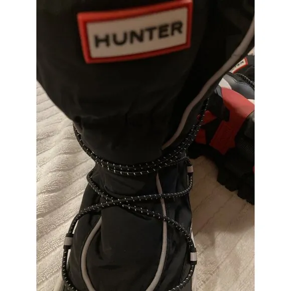 Hunter Women's Insulated Sherpa Rain &amp; Snow Boots - Black Size 6 US New With Tag