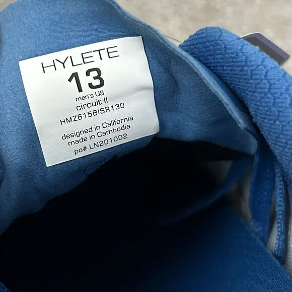Hylete Circuit 2 Technical‎ Athletic Training Shoes Men's Size 13 Blue NEW