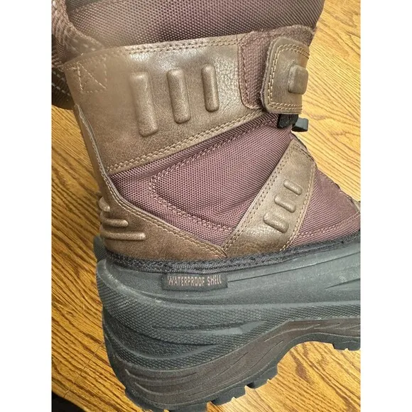 ICE FIELDS Andes Boots Waterproof Insulated Mens 10 Leather Upper