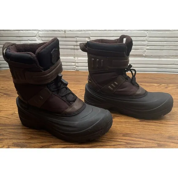 ICE FIELDS Andes Boots Waterproof Insulated Mens 10 Leather Upper