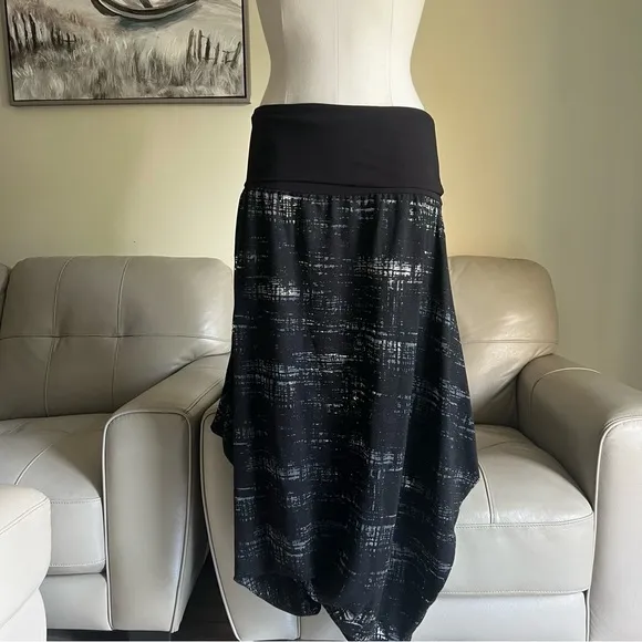 Igor by Igor Dobranic Black Burnout Dress Skirt Mauro Sz L Midi Stretch Croatia