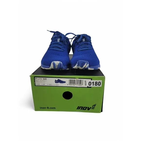Inov-8 F-Lite 245 Mens Cross Training Shoes Blue Size 10.5 Gym Sneaker Crossfit