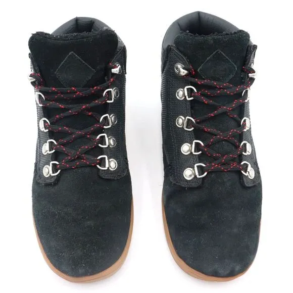 IPATH Mens Trenchtown Size 8.5 US Black Gum Shearling Lined Vibram Casusal Shoes