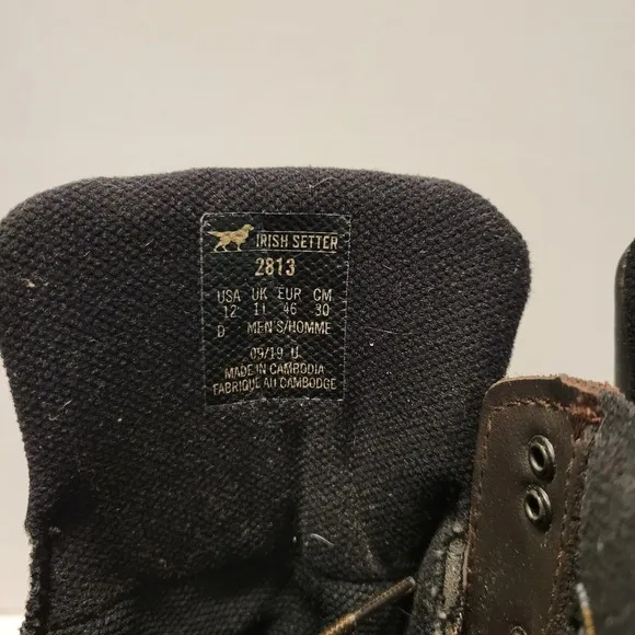 Irish Setter Men's Gunflint II 10&quot; Waterproof Insulated Hunting Boots, size 12
