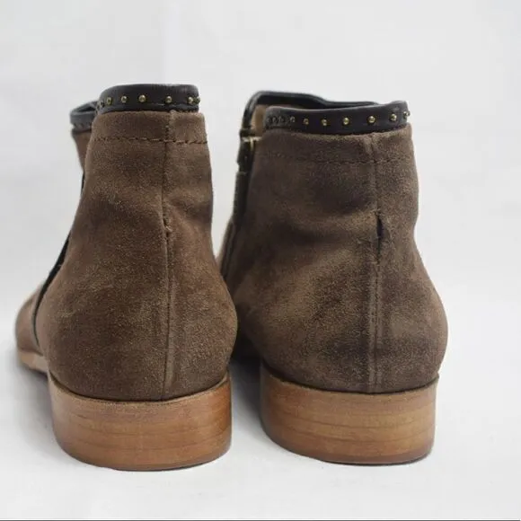 ITALEAU Miralda Waterproof Suede Ankle Bootie Size 38