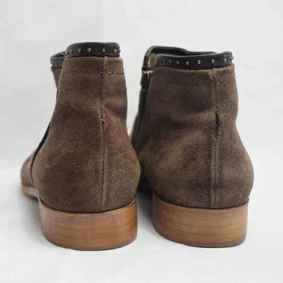 ITALEAU Miralda Waterproof Suede Ankle Bootie Size 38