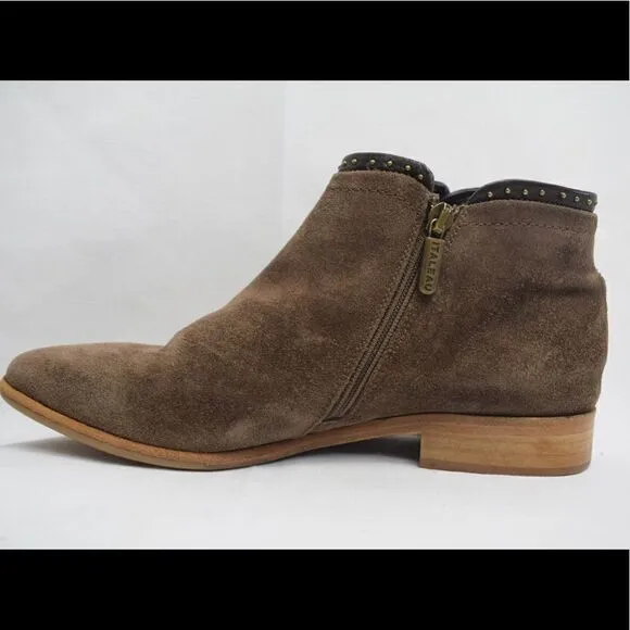 ITALEAU Miralda Waterproof Suede Ankle Bootie Size 38