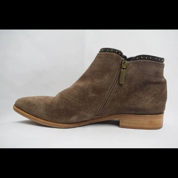 ITALEAU Miralda Waterproof Suede Ankle Bootie Size 38